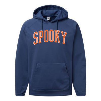 Classic Spooky Halloween Season Cute Gift Performance Fleece Hoodie