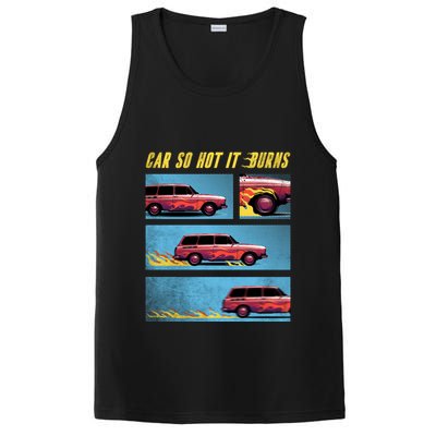 Car So Hot It Burns Comic PosiCharge Competitor Tank