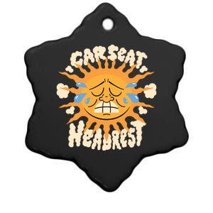 Car Seat Headrest Sun Ceramic Star Ornament