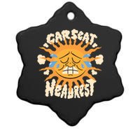 Car Seat Headrest Sun Ceramic Star Ornament