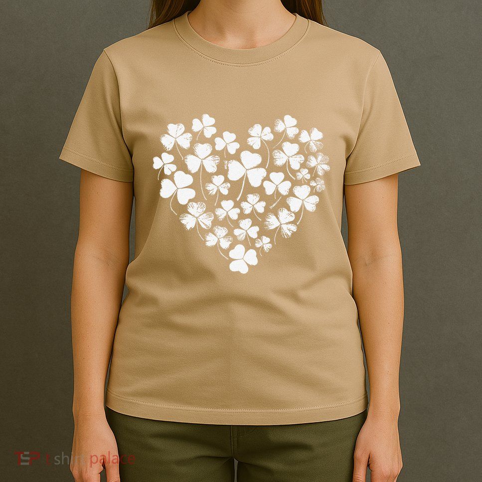 Charming Shamrock Heart For St. PatrickS Day Celebration T-Shirt