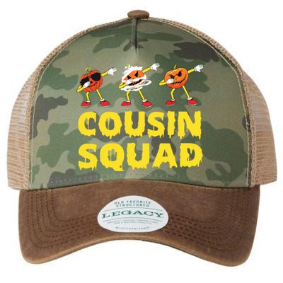 Cousin Squad Halloween Cousin Crew Funny Halloween Pumpkins Legacy Tie Dye Trucker Hat