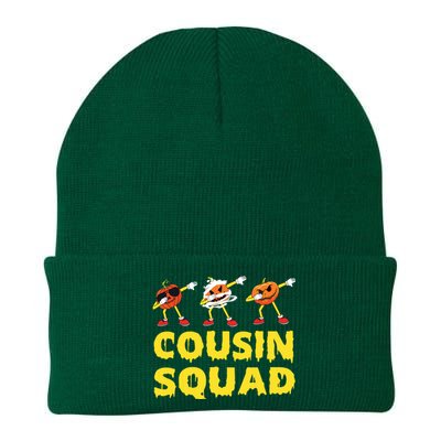 Cousin Squad Halloween Cousin Crew Funny Halloween Pumpkins Knit Cap Winter Beanie