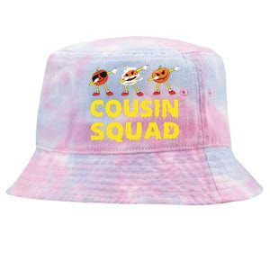 Cousin Squad Halloween Cousin Crew Funny Halloween Pumpkins Tie-Dyed Bucket Hat