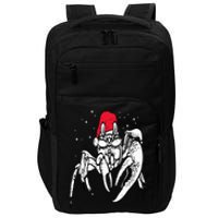 Crab Santa Hat Christmas Pajama XMas Holiday Animal Impact Tech Backpack