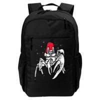 Crab Santa Hat Christmas Pajama XMas Holiday Animal Daily Commute Backpack