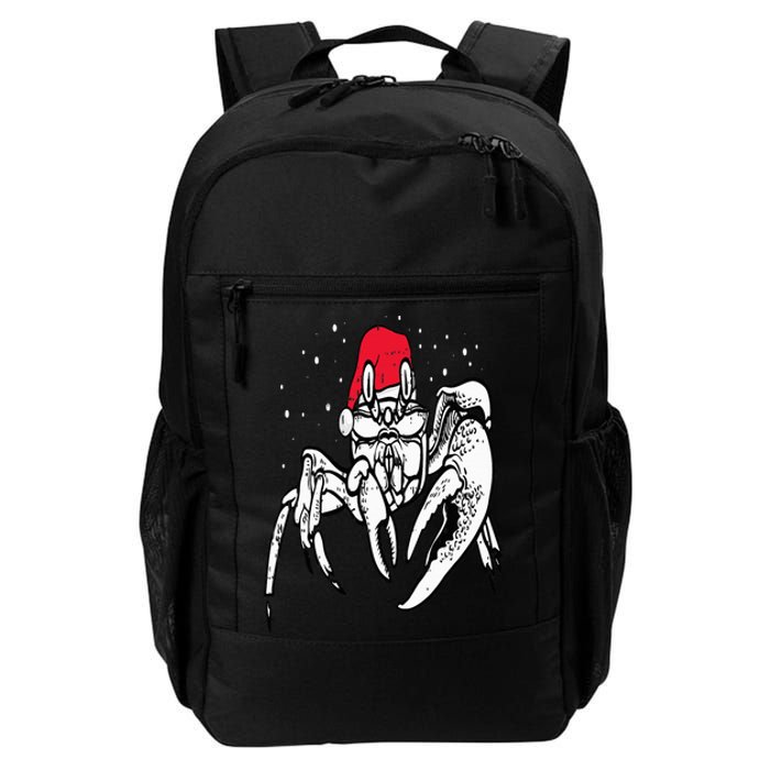 Crab Santa Hat Christmas Pajama XMas Holiday Animal Daily Commute Backpack