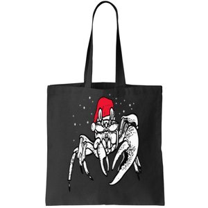 Crab Santa Hat Christmas Pajama XMas Holiday Animal Tote Bag