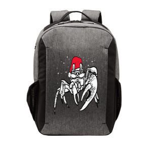 Crab Santa Hat Christmas Pajama XMas Holiday Animal Vector Backpack