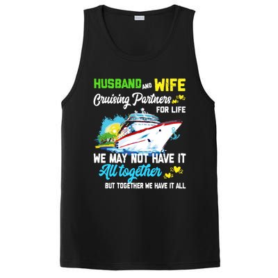 Cruise Ship Husband And Wife Cruising Partners For Life Gift PosiCharge Competitor Tank