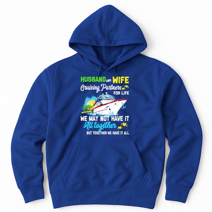 Cruise Ship Husband And Wife Cruising Partners For Life Gift Hoodie