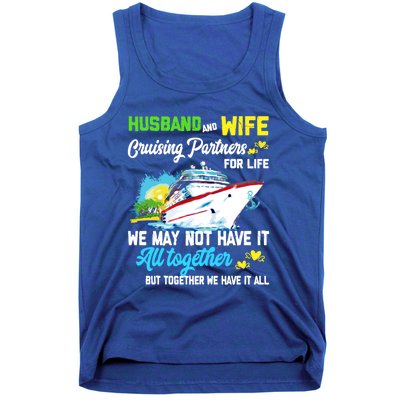 Cruise Ship Husband And Wife Cruising Partners For Life Gift Tank Top