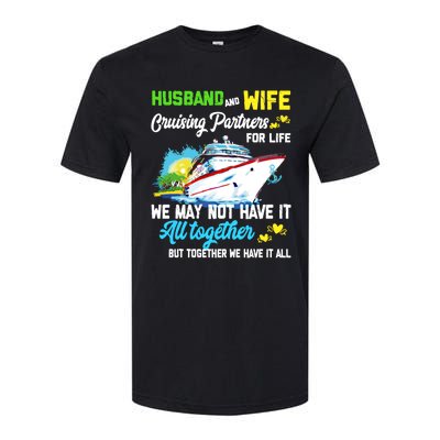 Cruise Ship Husband And Wife Cruising Partners For Life Gift Softstyle® CVC T-Shirt