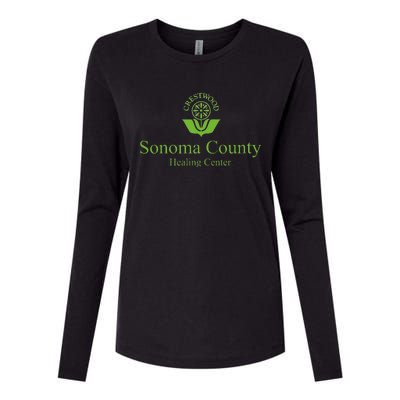 Crestwood Sonoma Healing Center Womens Cotton Relaxed Long Sleeve T-Shirt