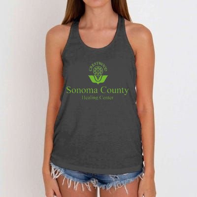 Crestwood Sonoma Healing Center Women's Knotted Racerback Tank