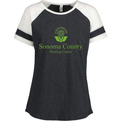 Crestwood Sonoma Healing Center Enza Ladies Jersey Colorblock Tee