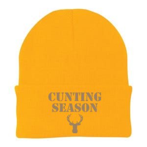 Cunting Season Hunting Season Deer Hunting Knit Cap Winter Beanie