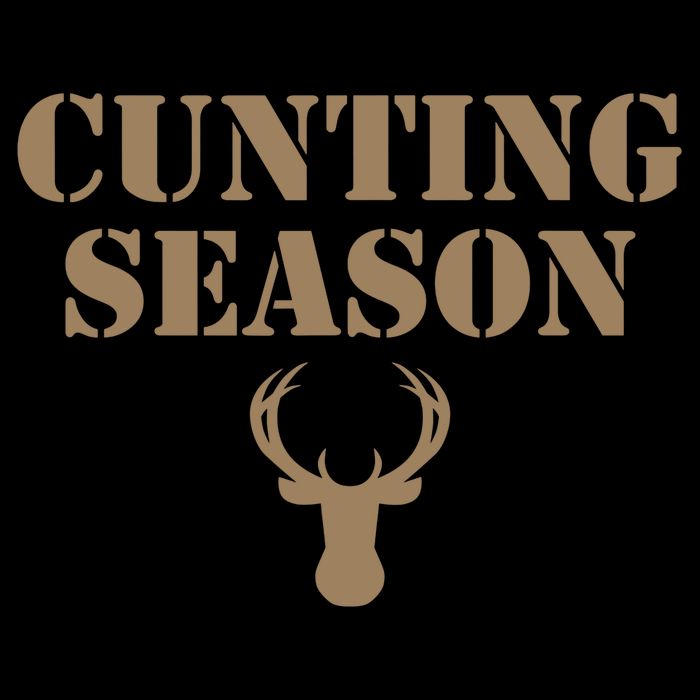 Cunting Season Hunting Season Deer Hunting Doggie Tank
