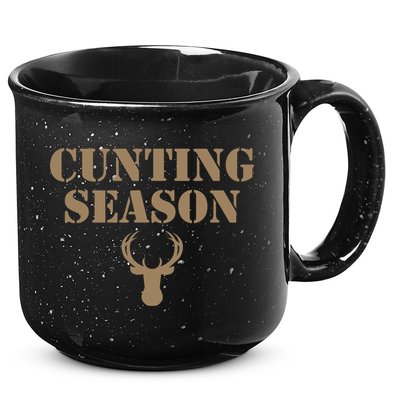 Cunting Season Hunting Season Deer Hunting 15oz Campfire Ceramic Mug