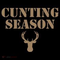 Cunting Season Hunting Season Deer Hunting Flatbill Hat