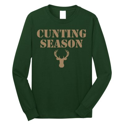 Cunting Season Hunting Season Deer Hunting Long Sleeve Shirt