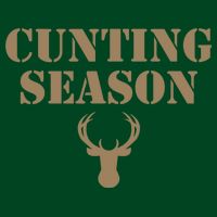 Cunting Season Hunting Season Deer Hunting Button