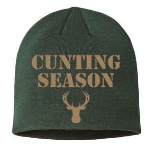 Cunting Season Hunting Season Deer Hunting Sustainable Beanie