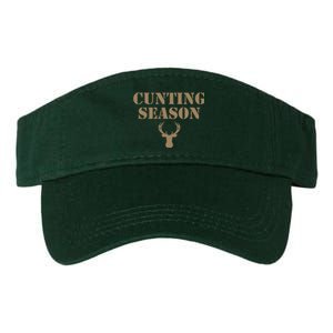 Cunting Season Hunting Season Deer Hunting Valucap Bio-Washed Visor