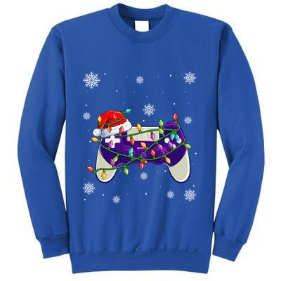 Christmas Santa Hat Video Gamer Controller Xmas Gift Sweatshirt