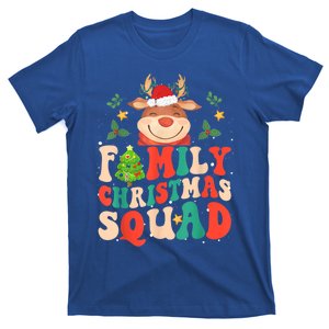 Cute Santa Hat Reindeer Family Christmas Squad Xmas Pajama Gift T-Shirt