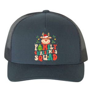 Cute Santa Hat Reindeer Family Christmas Squad Xmas Pajama Gift Yupoong Adult 5-Panel Trucker Hat