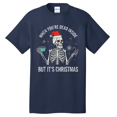 Christmas Skeleton Hot Chocolate Xmas Tall T-Shirt