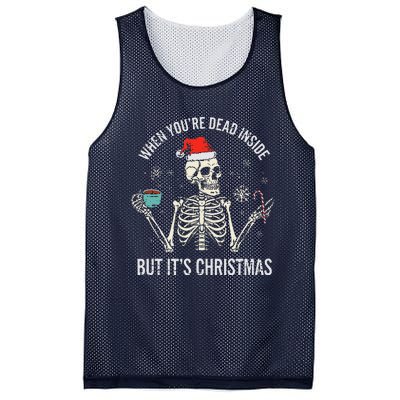 Christmas Skeleton Hot Chocolate Xmas Mesh Reversible Basketball Jersey Tank