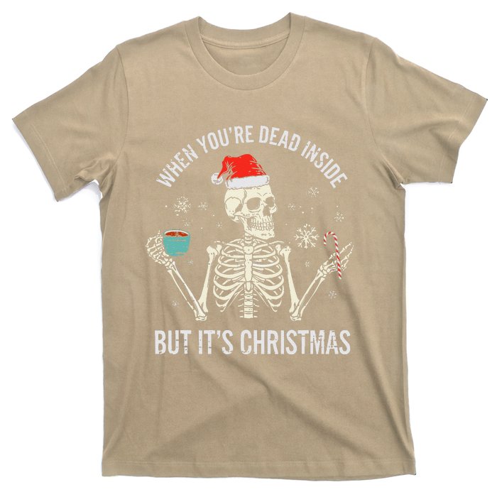 Christmas Skeleton Hot Chocolate Xmas T-Shirt