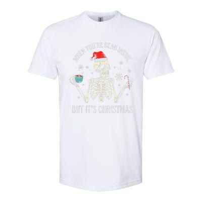 Christmas Skeleton Hot Chocolate Xmas Softstyle CVC T-Shirt