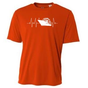 Cruise Ship Heartbeat Family Cruise Gift Cooling Performance Crew T-Shirt