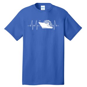 Cruise Ship Heartbeat Family Cruise Gift Tall T-Shirt