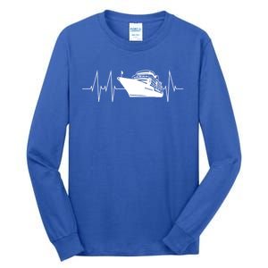 Cruise Ship Heartbeat Family Cruise Gift Tall Long Sleeve T-Shirt