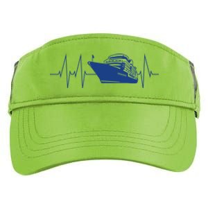 Cruise Ship Heartbeat Family Cruise Gift Adult Drive Performance Visor