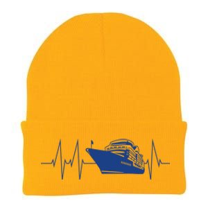 Cruise Ship Heartbeat Family Cruise Gift Knit Cap Winter Beanie