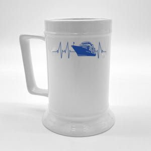 Cruise Ship Heartbeat Family Cruise Gift Beer Stein