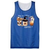 Cute Spooky Halloween Pumpkin S Coffee Gift Mesh Reversible Basketball Jersey Tank