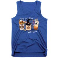 Cute Spooky Halloween Pumpkin S Coffee Gift Tank Top