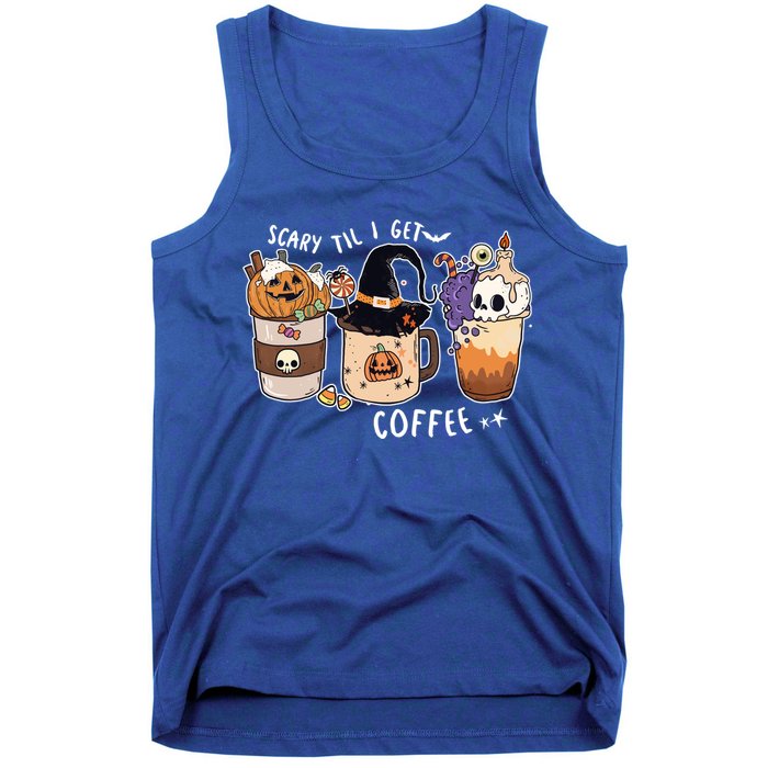 Cute Spooky Halloween Pumpkin S Coffee Gift Tank Top