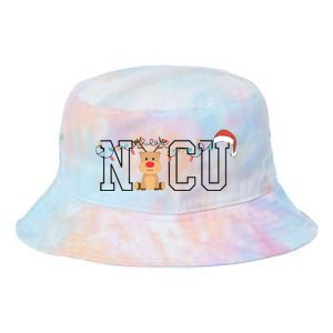 Cute Santa Hat Reindeer Christmas Light Xmas Nicu Nurse Tie Dye Newport Bucket Hat