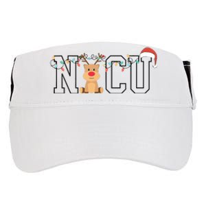 Cute Santa Hat Reindeer Christmas Light Xmas Nicu Nurse Adult Drive Performance Visor