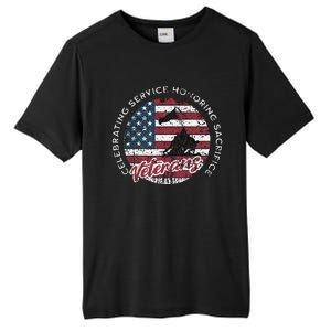 Celebrating Service Honoring Sacrifice Patriot Tall Fusion ChromaSoft Performance T-Shirt