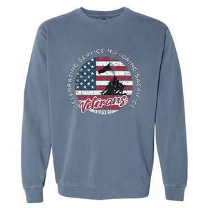 Celebrating Service Honoring Sacrifice Patriot Garment-Dyed Sweatshirt