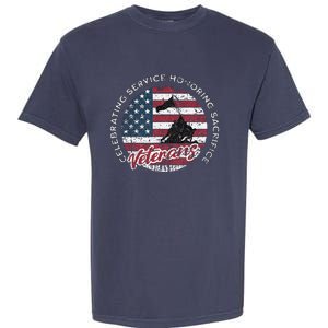 Celebrating Service Honoring Sacrifice Patriot Garment-Dyed Heavyweight T-Shirt