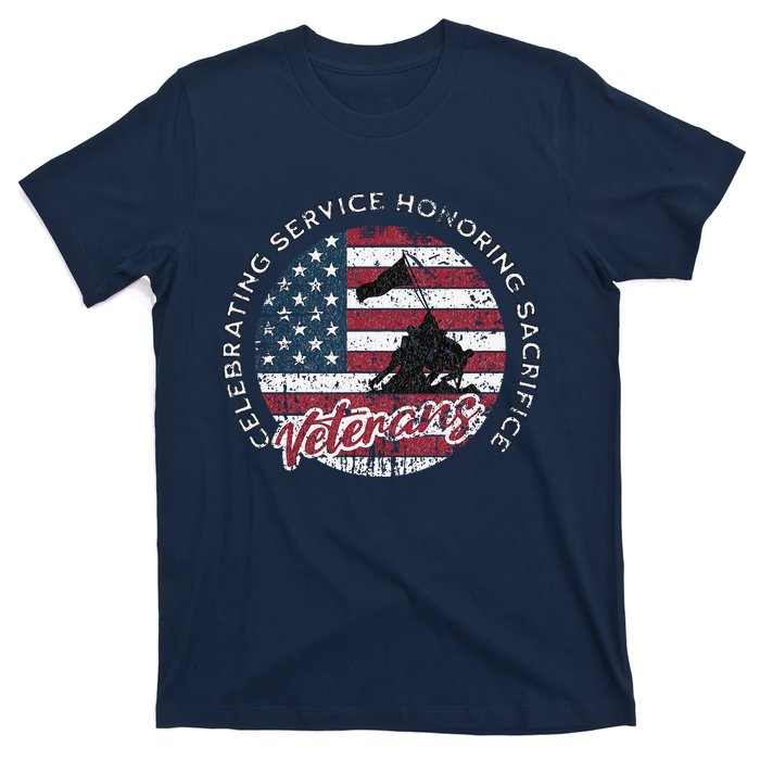 Celebrating Service Honoring Sacrifice Patriot T-Shirt